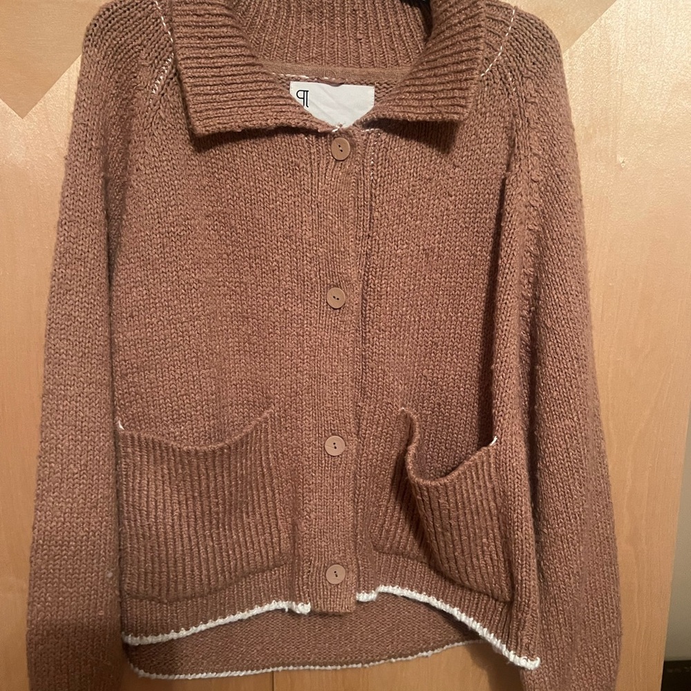 Anthropologie Tan Dog Sweater with Beagle Design - Picture 3 of 4